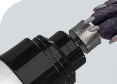 HKM-3690301 Electric Pet Nail Trimmer for Cats and Dogs with Replaceable Grinding Head, Quiet Operation, and Long Battery Life