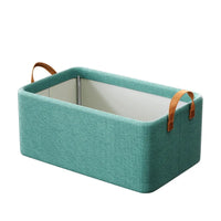 HKM-369043 Foldable Fabric Clothes Storage Box with Steel Frame for Wardrobe Organization