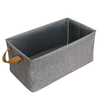 HKM-369043 Foldable Fabric Clothes Storage Box with Steel Frame for Wardrobe Organization
