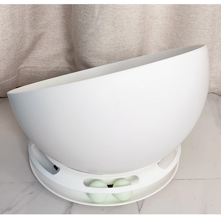 HKM-3690557 Semi-Closed Multifunctional Cat Nest - Durable ABS and PP Resin Design