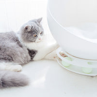 HKM-3690557 Semi-Closed Multifunctional Cat Nest - Durable ABS and PP Resin Design