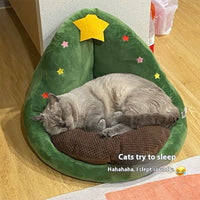 HKM-3692349 Cozy Universal Warm Pet Bed for Cats in Various Colors and Sizes