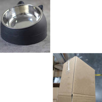 HKM-3692477 200ml Stainless Steel Pet Bowl with Oblique Mouth in Various Colors
