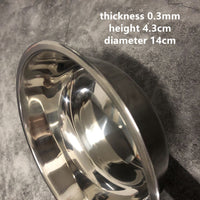 HKM-3692477 200ml Stainless Steel Pet Bowl with Oblique Mouth in Various Colors