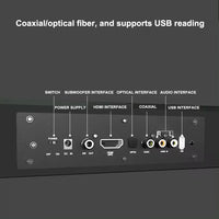 HKM-369299 120W 2.1CH Stereo Sound Bar with Subwoofer and 3D Surround Sound for TV