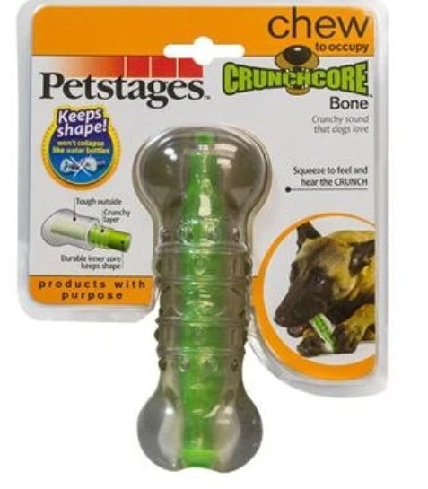 HKM-3693117 Crunchy Bone Toy for Dogs - Safe, Bite-Resistant Gnawing Toy with Wood Scent and Edible Sawdust