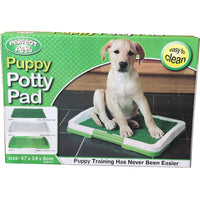 HKM-3694141 Indoor Pet Cushion Toilet - Durable Plastic Design, 47.5 x 34.5 x 6.5 cm
