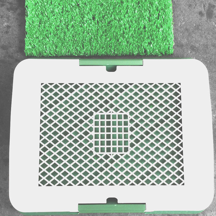 HKM-3694141 Indoor Pet Cushion Toilet - Durable Plastic Design, 47.5 x 34.5 x 6.5 cm