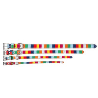 HKM-3694269 Colorful PU Leather Dog Collar for Small and Large Dogs - Adjustable Size S, M, L