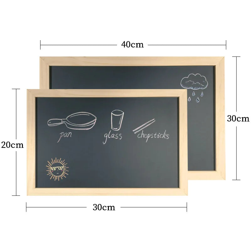 HKM-369427 Single-Sided Wooden Chalkboard for Children and Home Use