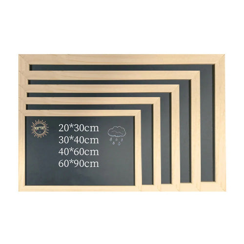 HKM-369427 Single-Sided Wooden Chalkboard for Children and Home Use