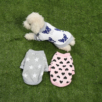 HKM-3694653 Cute Pink Heart Dog Hoodie ¨C Cotton Puppy Apparel Available in Multiple Sizes