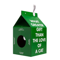 HKM-3696317 Corrugated Paper Cat Scratcher with Claw Grinder - Green, 31x33x50cm