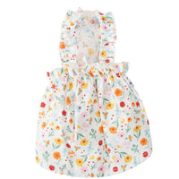 HKM-3697853 Floral Cotton Cat Halter Vest Skirt - Princess Style, Multiple Sizes Available