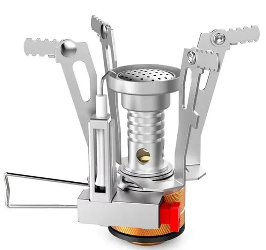 HKM-369811 Compact Portable Gas Stove for Camping and Hiking with Storage Box