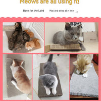 HKM-3698237 Multi-Shape Corrugated Paper Cat Scratch Board for Interactive Play