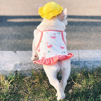 HKM-3698621 Cute Fisherman Hat for Pets - Two Sizes Available, Adjustable Canvas with Elastic Straps