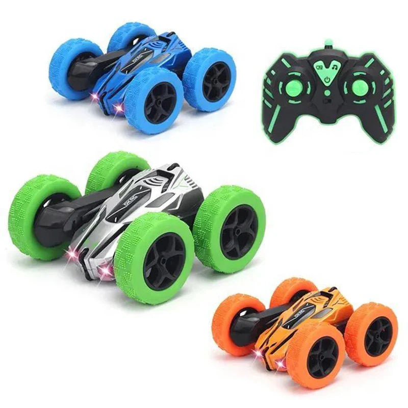 HKM-369875 RC Double-Sided Rotating Stunt Car for Kids - Indoor and Outdoor Use