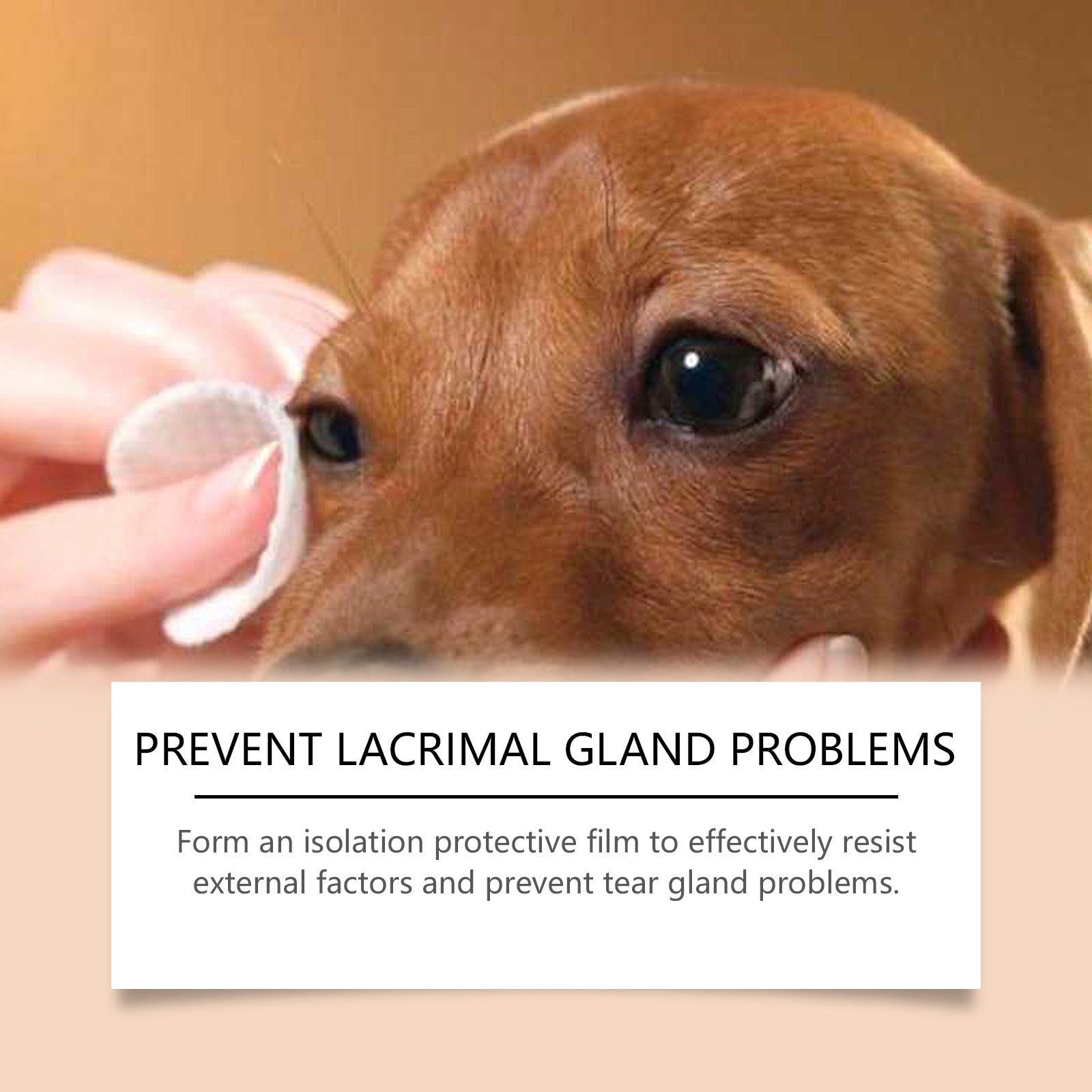 HKM-3699901 Pet Tears Cleaning Cream - Gentle Formula for Effective Tear Stain Removal, 30g