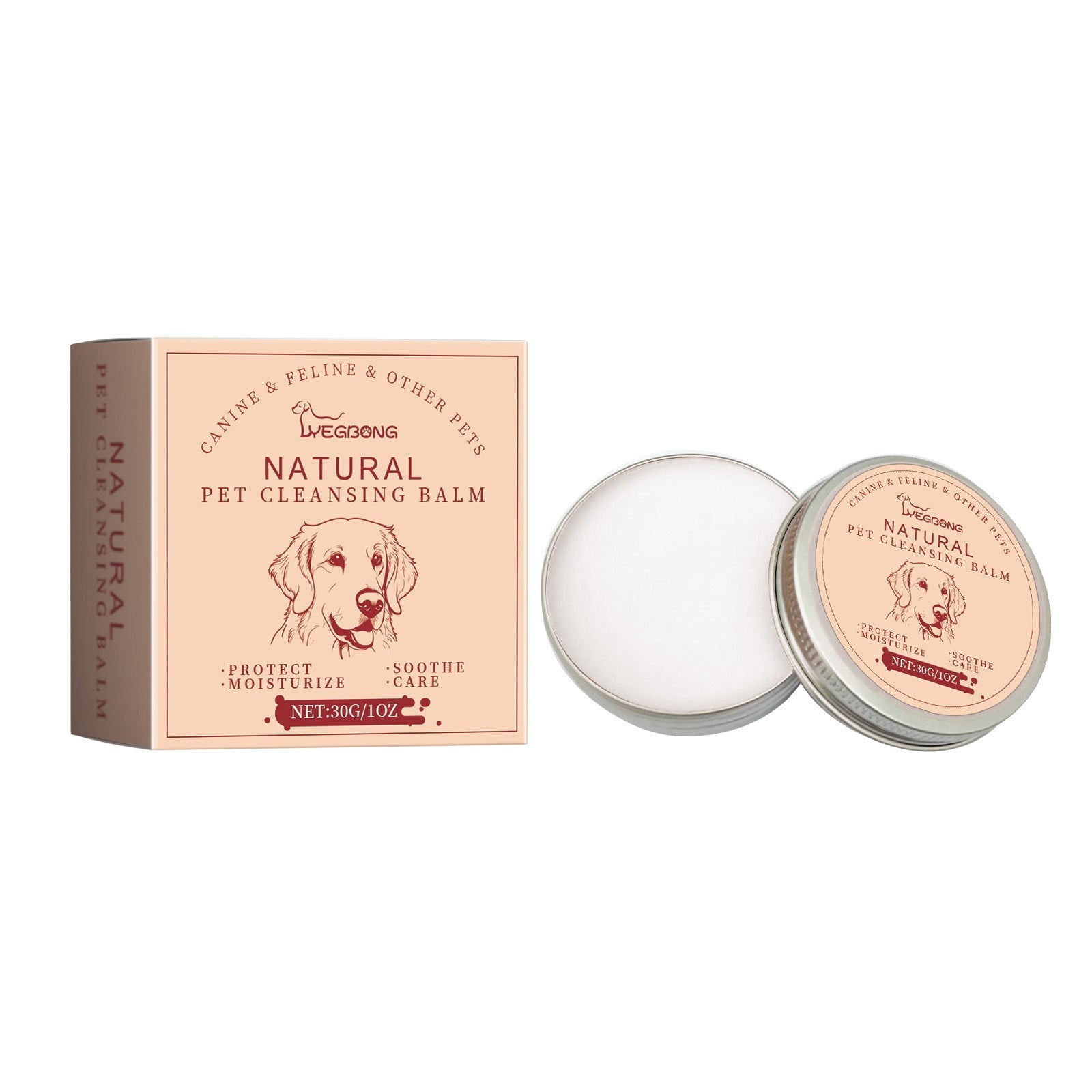 HKM-3699901 Pet Tears Cleaning Cream - Gentle Formula for Effective Tear Stain Removal, 30g