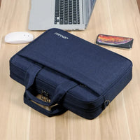 HKM-370003 Single Shoulder Laptop Bag for Business Travel and Meetings, Versatile Computer Carrier