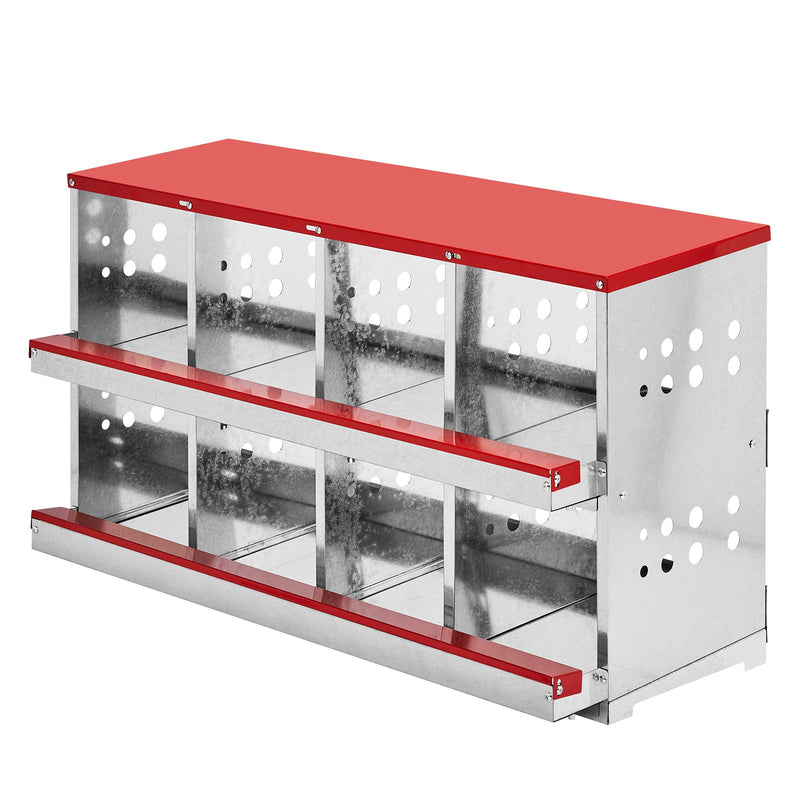 HKM-370067 Dismantling And Installation Of Iron Red Feeding Supplies For An 8-compartment Sloping Roof House