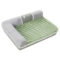 HKM-3702077 Removable and Washable Winter Warm Small Dog Nest in Green, Gray, or Brown
