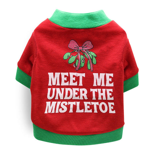 HKM-3702205 Festive Cotton T-Shirt for Dogs in Various Sizes - XS to L