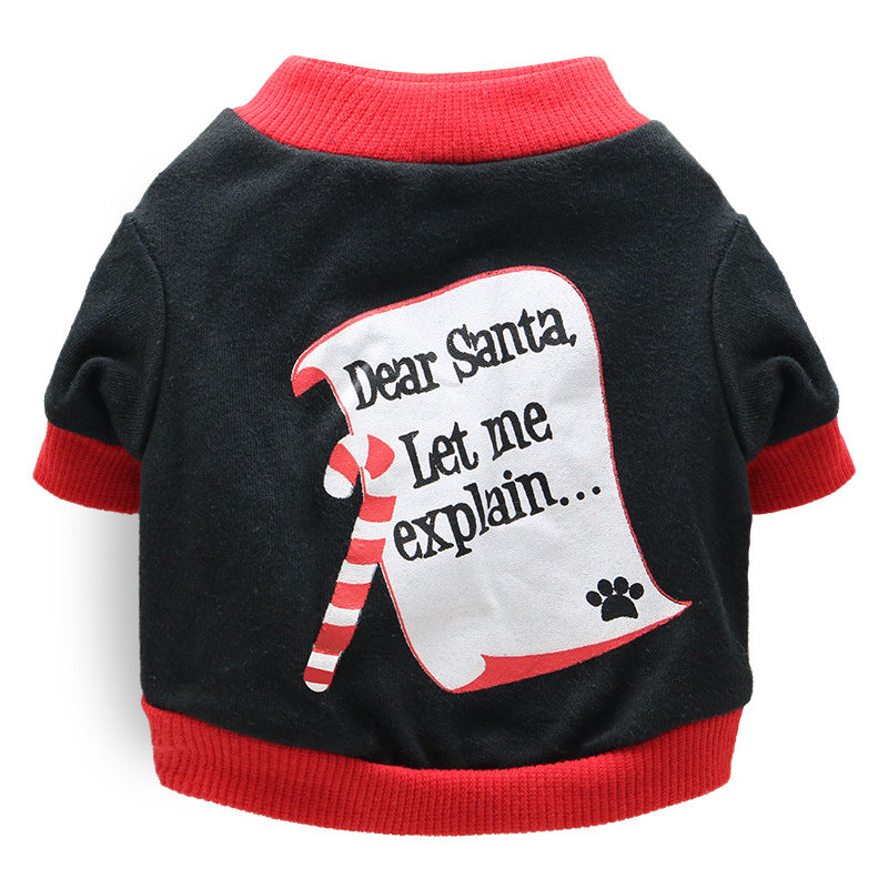 HKM-3702205 Festive Cotton T-Shirt for Dogs in Various Sizes - XS to L