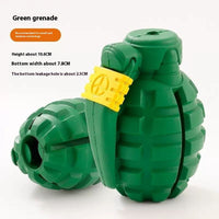 HKM-3702845 Dog Toy for Teeth Cleaning and Food Dispenser - Bite-Resistant, Non-Rotting, Self-Relieving Stuffy