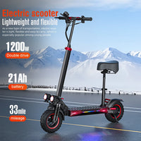 HKM-370323 800W Electric Scooter with 18AH Battery, Foldable Design, 45km/h Speed, Waterproof, Long Range 50-55km