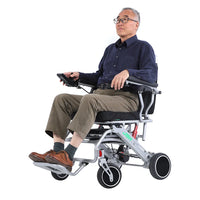 HKM-370323 Lightweight Folding Electric Wheelchair D29 for Outdoor and Travel Use, CE Approved, 20km Range