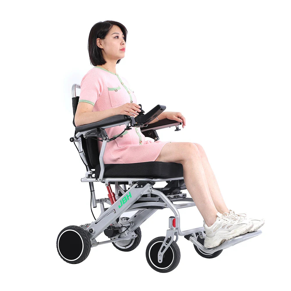 HKM-370323 Lightweight Folding Electric Wheelchair D29 for Outdoor and Travel Use, CE Approved, 20km Range
