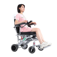 HKM-370323 Lightweight Folding Electric Wheelchair D29 for Outdoor and Travel Use, CE Approved, 20km Range