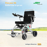 HKM-370323 Lightweight Folding Electric Wheelchair D29 for Outdoor and Travel Use, CE Approved, 20km Range