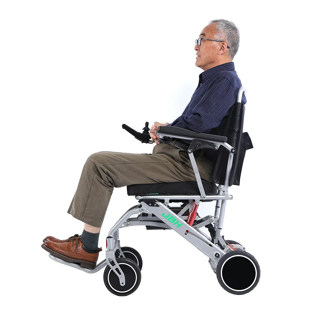 HKM-370323 Lightweight Folding Electric Wheelchair D29 for Outdoor and Travel Use, CE Approved, 20km Range