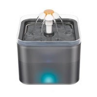 HKM-370451 Automatic Circulating Cat Water Dispenser with LED Light Indicator - 2L Capacity, 5V Power Supply, and 1.8M Cable