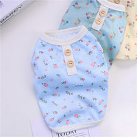 HKM-3704637 Summer Four-Legged Dog Pajamas in Yellow, Green, Sky Blue - Casual Pet Clothing for Comfort and Style