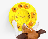 HKM-3705277 Automatic Food Dispenser with Puzzle Design for Slow Feeding Dogs