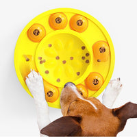 HKM-3705277 Automatic Food Dispenser with Puzzle Design for Slow Feeding Dogs
