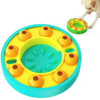 HKM-3705277 Automatic Food Dispenser with Puzzle Design for Slow Feeding Dogs