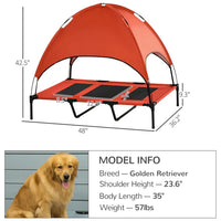 HKM-3705789 Cooling Elevated Dog Cot Bed for Comfort and Breathability