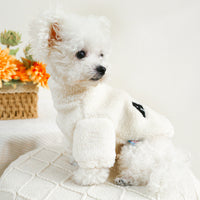 HKM-3706173 Cozy Autumn Winter Zipper Coat for Dogs and Cats - Casual Polyester Pet Clothing