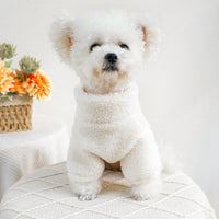 HKM-3706173 Cozy Autumn Winter Zipper Coat for Dogs and Cats - Casual Polyester Pet Clothing