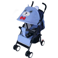 HKM-370643 Lightweight Foldable Baby Stroller for Infants and Toddlers (0-36 Months) in Cat/Rabbit Design
