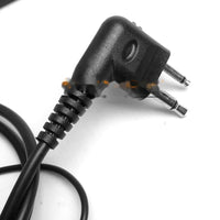 HKM-370643 Walkie Talkie Headset Cable for Motorola and Hytera M-Head Devices - 100 cm Length