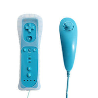 HKM-370771 Wii Console Left and Right Gamepad with Rubber Sleeve and Hand Strap