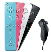 HKM-370771 Wii Console Left and Right Gamepad with Rubber Sleeve and Hand Strap