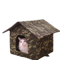 HKM-3707837 Removable and Washable Rain-Proof Cat Nest for Winter with Windproof Design