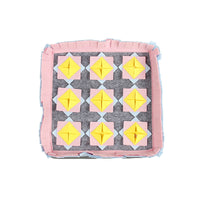 HKM-3708605 Sniffing Mat for Dogs - Skin and Gray Non-Woven Fabric - 33x33x4 cm